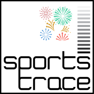 SportsTrace Logo with Fireworks